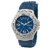 Kahuna Men's Blue Dial Velcro Strap Watch