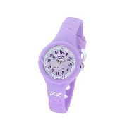 Lorus Girl's Purple Strap Sports Watch