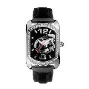 Marc Ecko Entourage Men's Rectangular Black Dial Watch