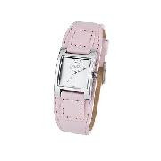 Morgan Ladies' Pink Cuff Strap Watch