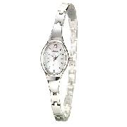 Pulsar Ladies' Mother of Pearl Dial Semi-Bangle Watch