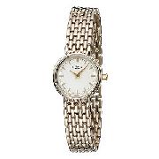 Rotary Ladies' Gold-Plated Bracelet Watch with Gold Dial
