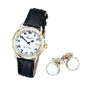 Rotary Men's Watch and Cufflink Set