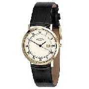 Rotary Men's Watch with Leather Strap