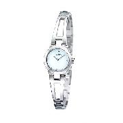 Seiko Ladies Mother of Pearl Semi-Bangle Watch