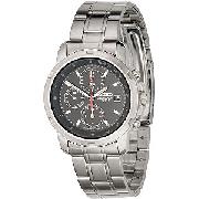 Seiko Men's Black Dial Bracelet Watch