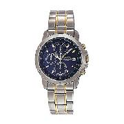 Seiko Men's Two-Tone Chronograph Bracelet Watch