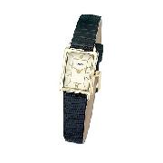 Sekonda Ladies' Black Leather Strap Watch