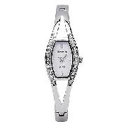 Sekonda Ladies' Stone-Set Bangle Watch