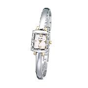 Sekonda Ladies' Stone-Set Semi-Bangle Watch