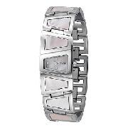 Seksy Ladies' Pink Mother-Of-Pearl Watch