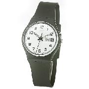Swatch Once Again Men's Black Strap Watch