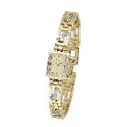 Accurist Ladies' Gold-Plated Crystal Watch