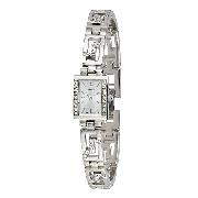 Accurist Ladies' Palladium-Plated Crystal Watch