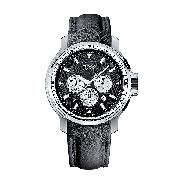 Boss Men's Chronograph Black Leather Strap Watch