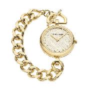 Burberry Ladies' Gold-Plated Chain Watch