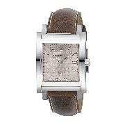 Burberry Men's Stainless Steel Tan Leather Strap Watch