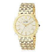 Citizen Eco-Drive 180 Men's Gold-Plated Bracelet Watch