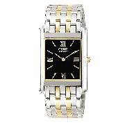 Citizen Eco-Drive Stiletto Men's Two-Tone Bracelet Watch