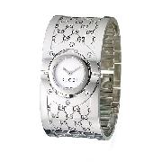 Gucci Twirl Ladies' Mother of Pearl Bangle Watch