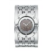 Gucci Twirl Ladies' Stainless Steel Brown Dial Watch