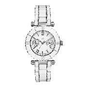 Guess Collection Dive Ladies' White Enamel Bracelet Watch