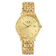 Longines Lyre Men's Gold-Plated Bracelet Watch