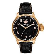 Nautica Men's Rose Gold-Plated Strap Watch