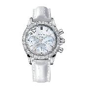 Omega De Ville Ladies' Chronograph Diamond-Set Watch