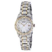 Rotary Havana Ladies' Two-Colour Crystal-Set Watch