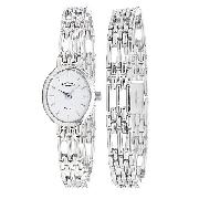 Rotary Ladies Sterling Silver Watch and Bracelet Set