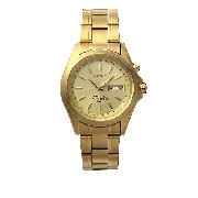 Seiko Kinetic Men's Gold-Plated Bracelet Watch