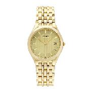 Seiko Men's Gold-Plated Bracelet Watch