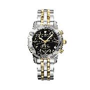 Tissot PRS200 Two-Colour Bracelet Chronograph Watch