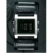 Next - Black Cuff Strap Digital Watch