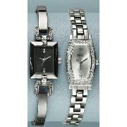 Next - Gunmetal Bangle Watch