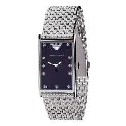 Armani Gents with Black Diamond Dot Dial