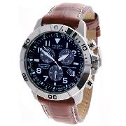 Citizen Eco-Drive Gents with Black Chronograph Dial