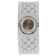 Gucci Twirl Watch, Regular Brown Dial 72 Diamonds